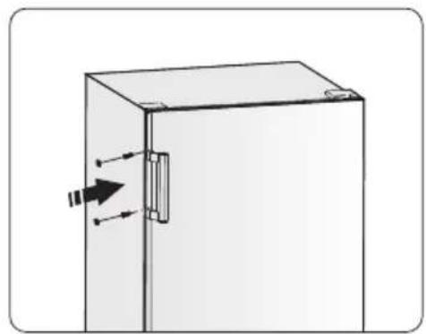 HISENSE FV245N4AW1 - Door handle installation - 1
