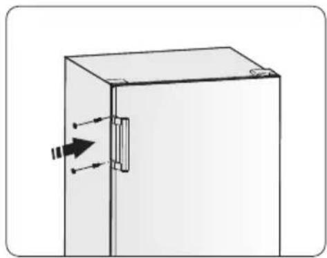 HISENSE FF176F20W - Installation d'une poignée de porte - 1