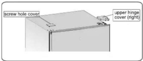 HISENSE FF176F20W - Reversing the door - 7