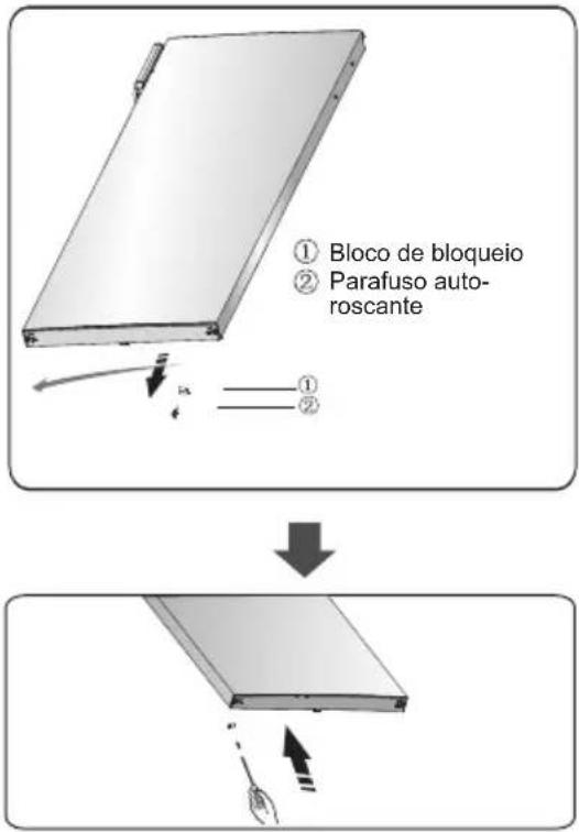 HISENSE FF176F20W - Instalação da maçaneta da porta - 12