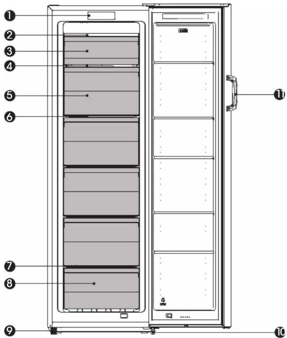 HISENSE FF176F20W - Descrizione dell'apparecchio - 1