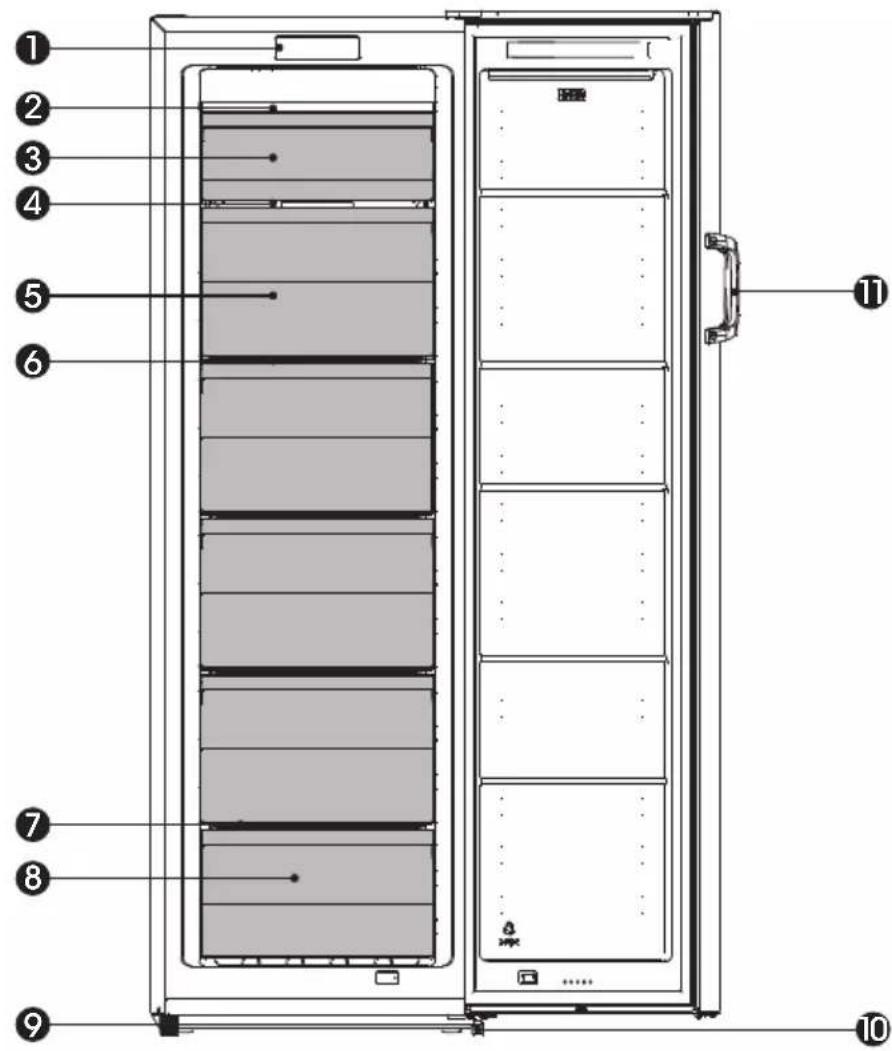 HISENSE FF176F20W - Description of the appliance - 1