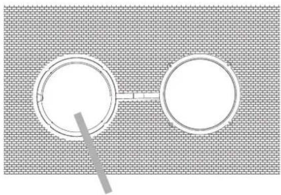 HISENSE APH12 - Plaats de muur uitlaatadapter op de muurdekking. - 1