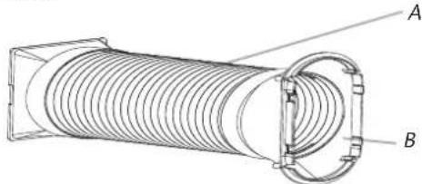 HISENSE APH12 - Installeer de uitlaatslang en Adapter - 2
