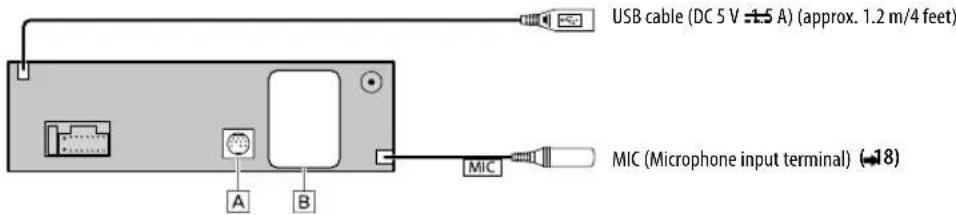 KENWOOD KMMBT222U - Connecting external components - 1