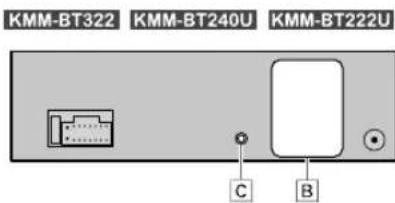 KENWOOD KMMBT222U - Connexion d'appareils extérieurs - 3