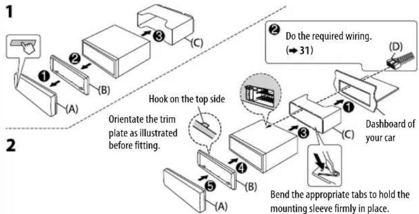 KENWOOD KDCBT765HD - Basic procedure - 1