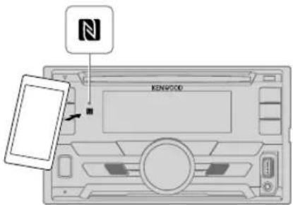 KENWOOD DPX592BT - Connect with a remote device by One-touch (NFC) (for DPX792BH / DPX702BH - 1