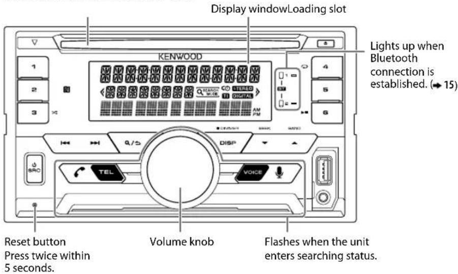 KENWOOD DPX592BT - BASICS - 1