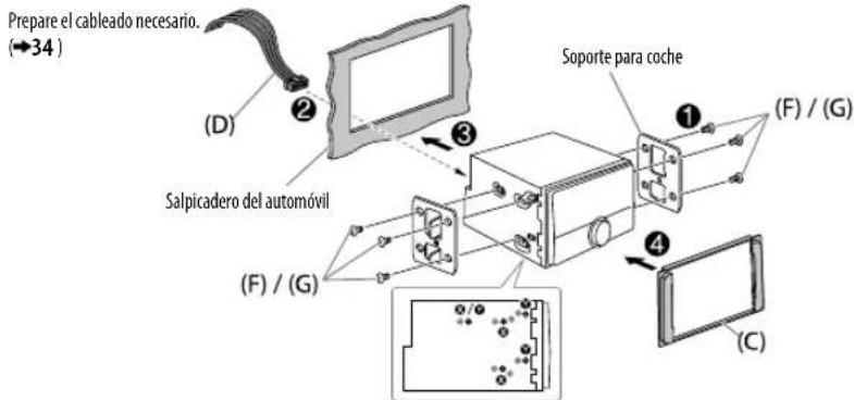 KENWOOD DPX592BT - Instalación en los coches Toyota(excepto para DPX502BT) - 1