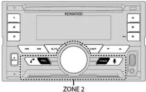 KENWOOD DPX592BT - BLUETOOTH — Mobile phone - 1