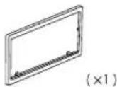 KENWOOD DPX592BT - Part list for installation - 2