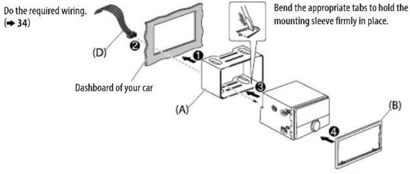 KENWOOD DPX792BH - Part list for installation - 8