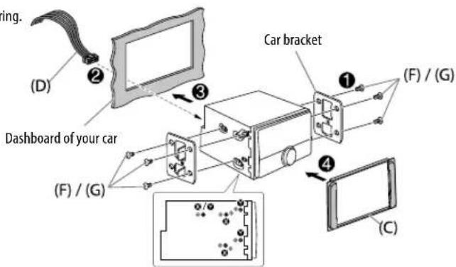 KENWOOD DPX792BH - Installing in Toyota cars (except for DPX502BT) - 1