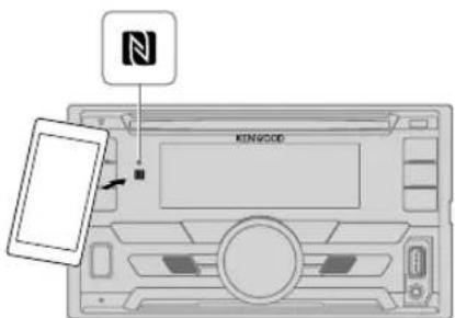 KENWOOD DPX792BH - Conectar con un dispositivo remoto a través de un solo toque (NFC) (para DPX792BH/JPX702BH - 1