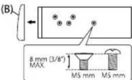 KENWOOD KDCMP172U - When installing without the mounting sleeve - 1