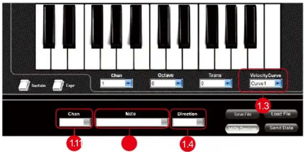 icon iKeyboard 6Nano - Attribution des éléments du clavier - 1