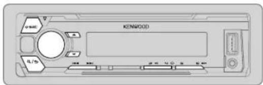 KENWOOD KMRM315BT - Réglez le nom pour AUX - 1
