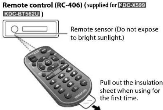 KENWOOD KDCX599 - BASICS - 3