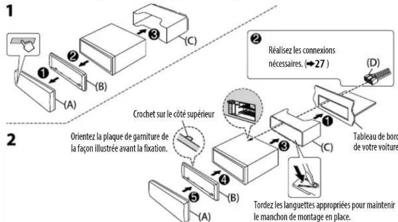 KENWOOD KDCX599 - Procedure de base - 1
