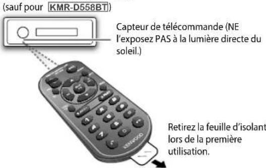 KENWOOD KMRD558BT - FONCTIONNEMENT DE BASE - 4
