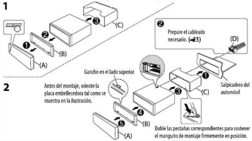 KENWOOD KMRD558BT - Procedimiento básico - 1