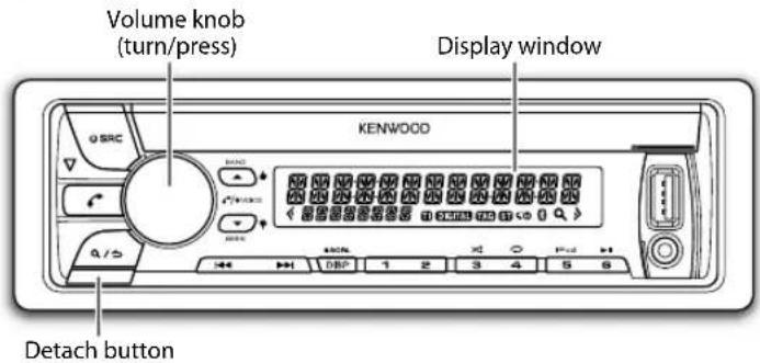 KENWOOD KMRD558BT - BASICS - 1