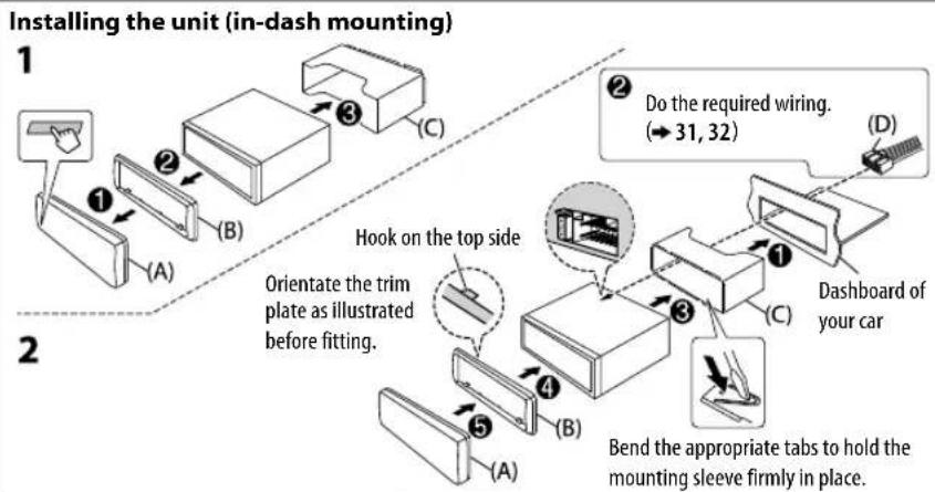 KENWOOD KMRD765BT - Basic procedure - 1
