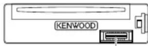 KENWOOD KMRD765BT - Cleaning the connector - 1