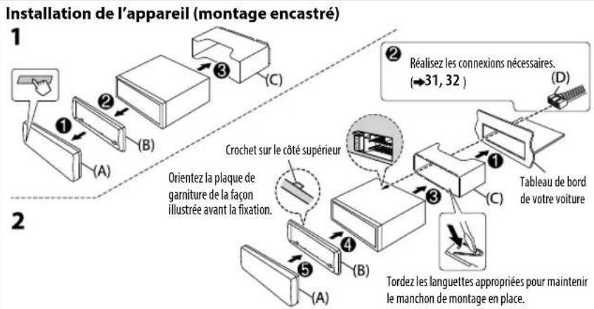 KENWOOD KMRD765BT - Procedure de base - 1