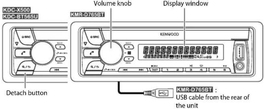 KENWOOD KMRD765BT - BASICS - 1