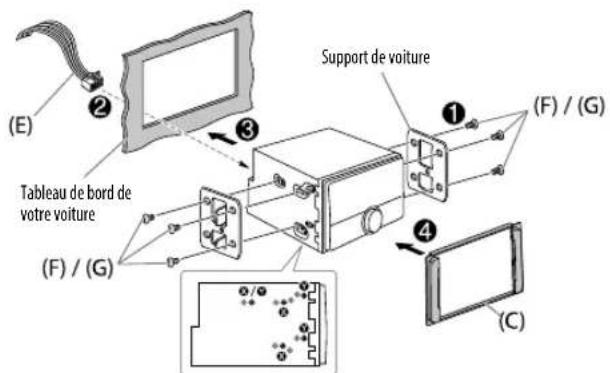 KENWOOD DPX303MBT - Installation dans une voiture toyota - 1