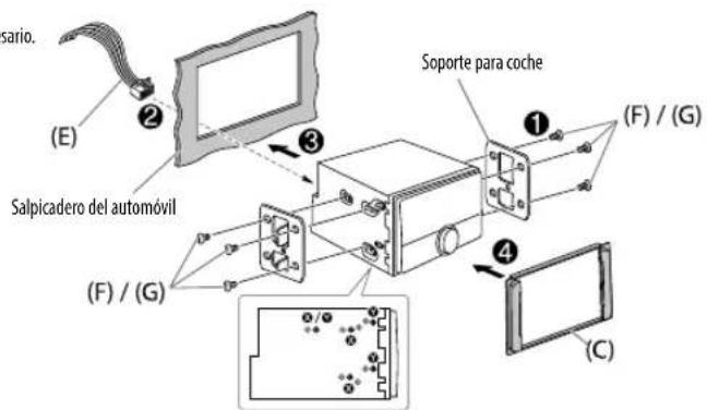 KENWOOD DPX303MBT - Instalación en los coches Toyota - 1