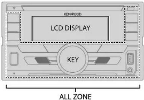 KENWOOD DPX303MBT - DISPLAY SETTINGS - 1