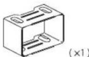 KENWOOD DPX303MBT - Part list for installation - 1