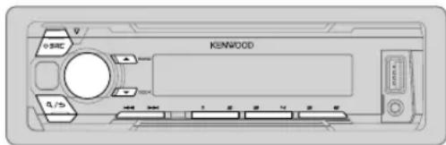 KENWOOD KMMBT318U - RADIO (para KMM-BT318U / KMM-BT318 KMR-M318BT) - 1