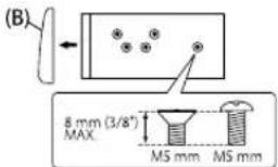KENWOOD KMMBT318U - Lors d'une installation sans manchon de montage - 1