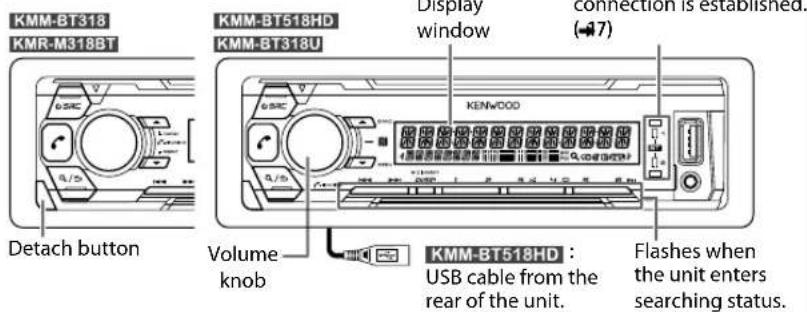 KENWOOD KMMBT318U - BASICS - 1
