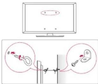 LG 55US670H9UA - Securing TV to the Wall - 1