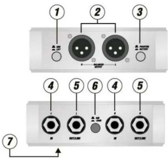 1 2 3 BALANCED OUTPUT 4 5 6 4 5 7