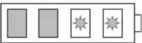 Fein CCG 18125 BLPDSEC - Förklaring av LED-indikering - 8