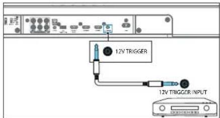 12V TRIGGER 12V TRIGGER INPUT