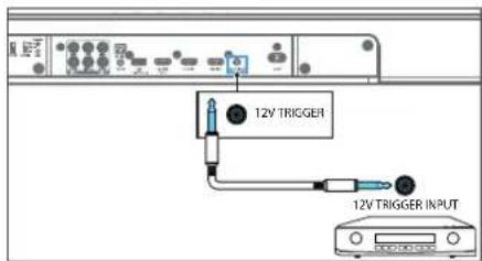 12V TRIGGER 12V TRIGGER INPUT