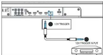12V TRIGGER 12V TRIGGER INPUT