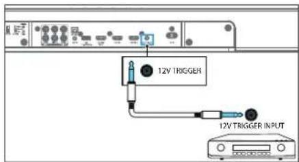 12V TRIGGER 12V TRIGGER INPUT