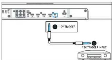 12V TRIGGER 12V TRIGGER INPUT