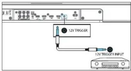 12V TRIGGER 12V TRIGGER INPUT