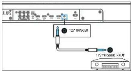 12V TRIGGER 12V TRIGGER INPUT