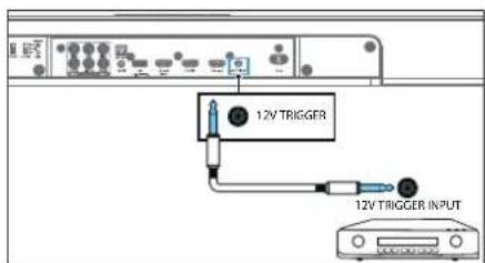 12V TRIGGER 12V TRIGGER INPUT