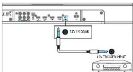 12V TRIGGER 12V TRIGGER INPUT